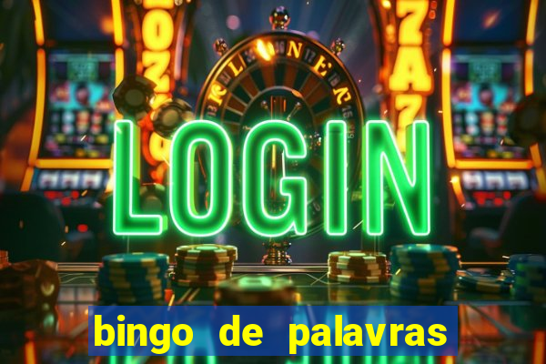 bingo de palavras de natal